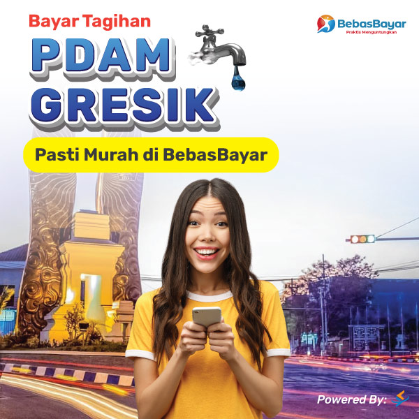 Cek tagihan PDAM Gresik dan Bayar PDAM secara online - BebasBayar