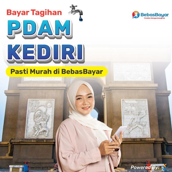Cek tagihan pdam Kediri dan bayar onlie lewat BebasBayar