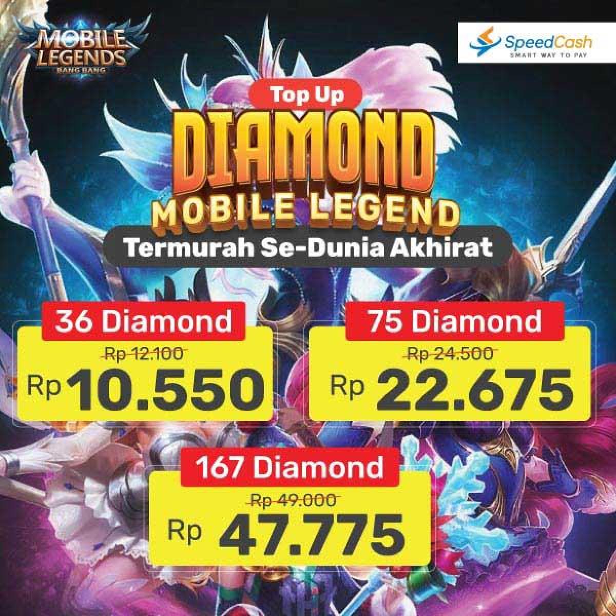 top up ml mobile legend diamond murah beli di yang jual terpercaya - SpeedCash