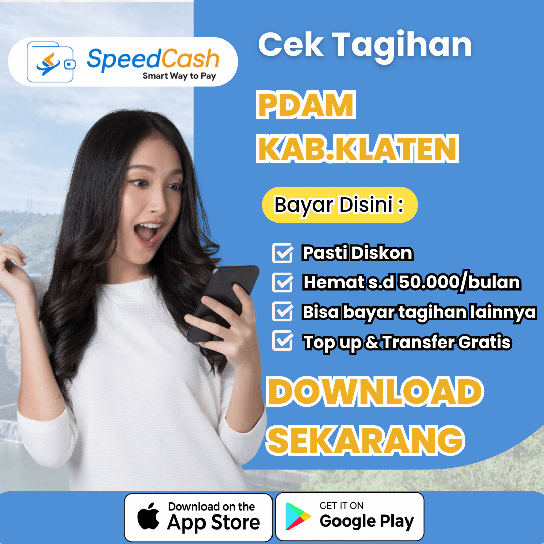 cek tagihan PDAM kab.klaten