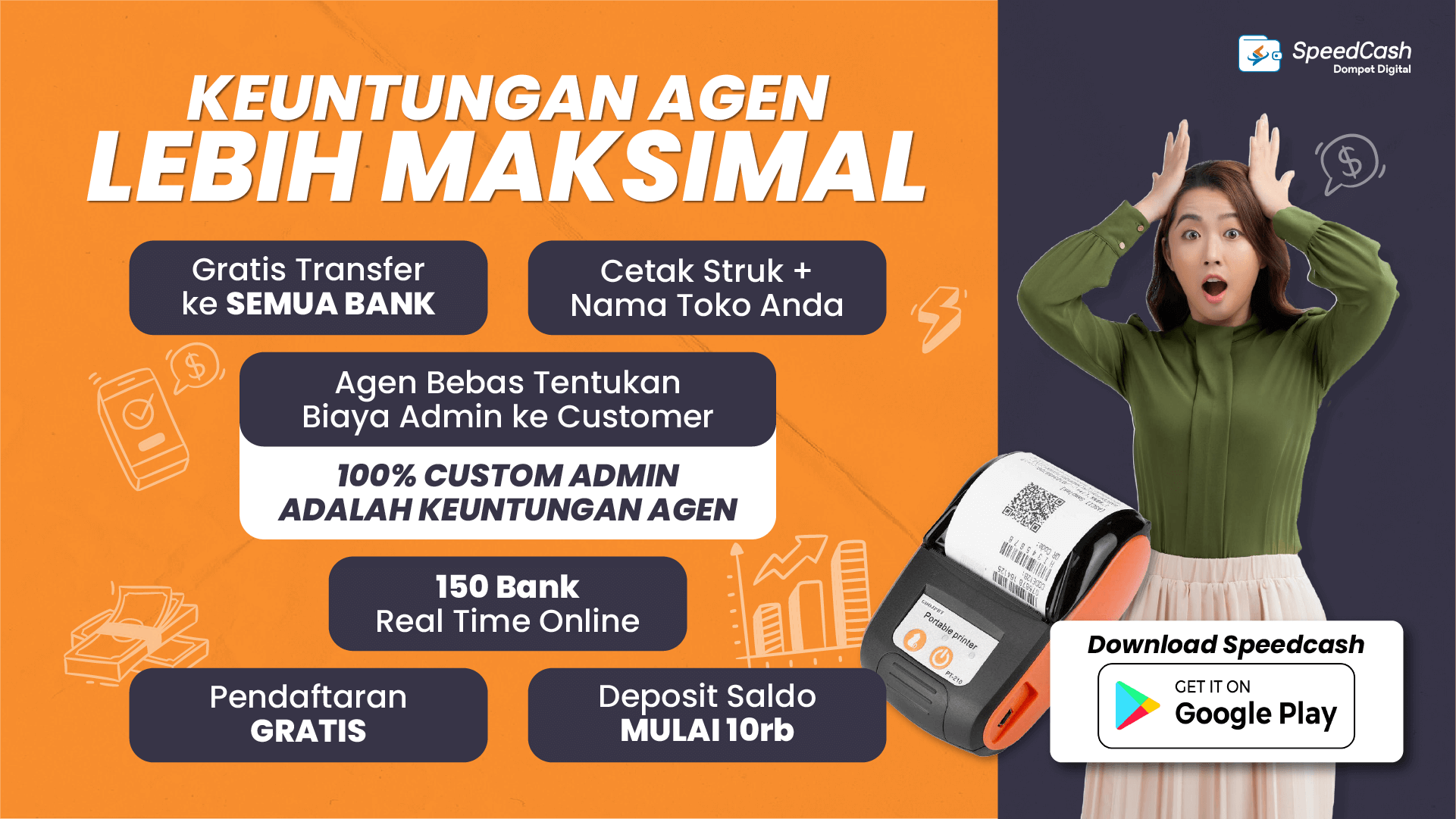 agen transfer uang diuntungkan dengan fitur gratis transfer ke semua bank di speedcash